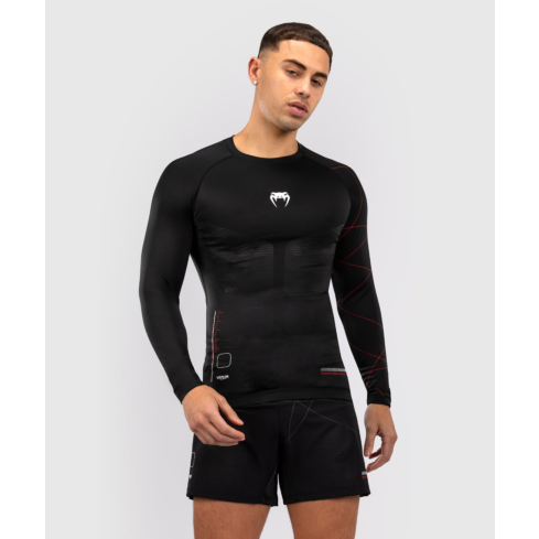 Venum Tactical XT Men's Rashguard Long Sleeve black, red