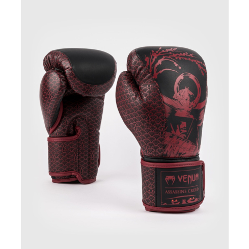 Venum x Assassin's Creed Shadows Boxing Gloves burgundy, black