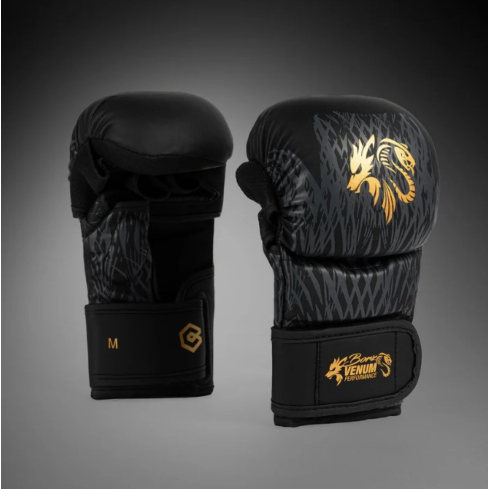 Venum x Chimaev MMA gloves Wild Borz Sparring black, gold