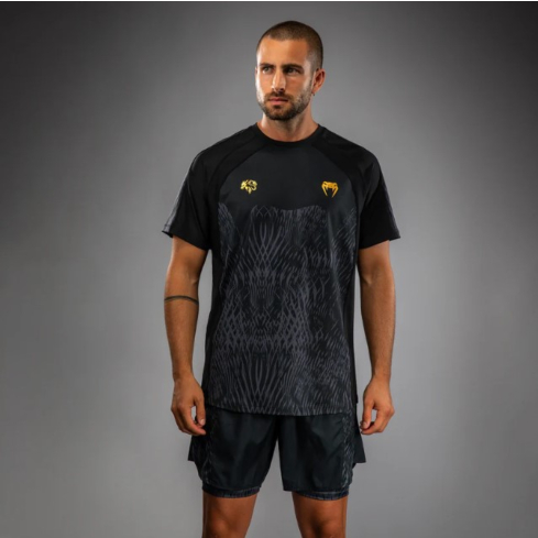Venum x Chimaev T-shirt Wild Borz Dry Tech black, grey