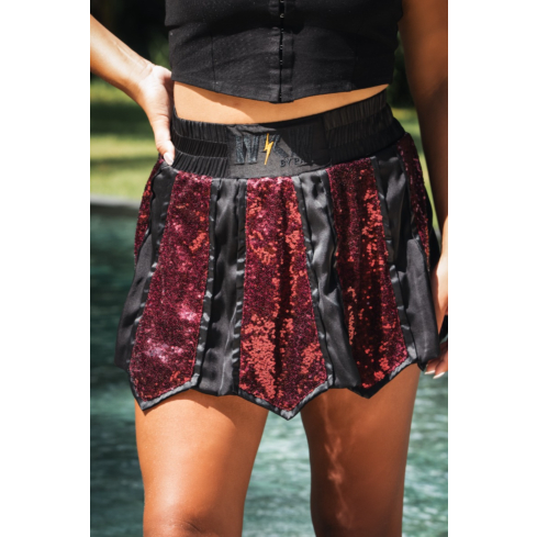 WKW by PAM Skirt - Shorts Gladiatrix Black Widow